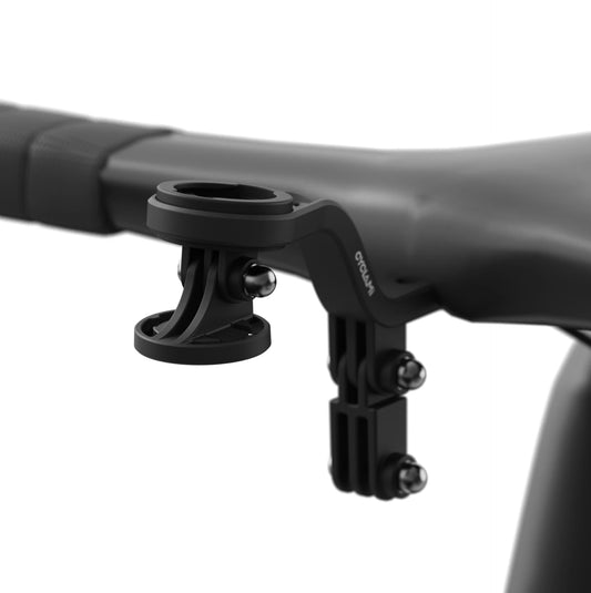 Support compteur multifonction CYCLAMI S29 - Garmin, Wahoo, Bryton + fixation GoPro