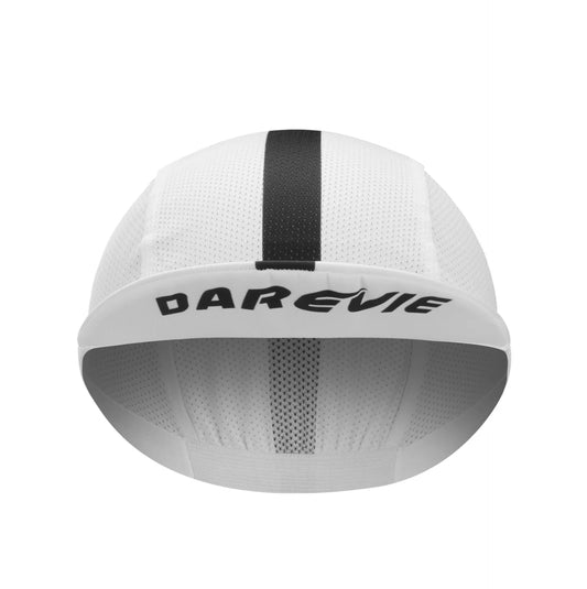 Casquette de cyclisme DAREVIE ventilée – Blanche et noir – Légère et respirante