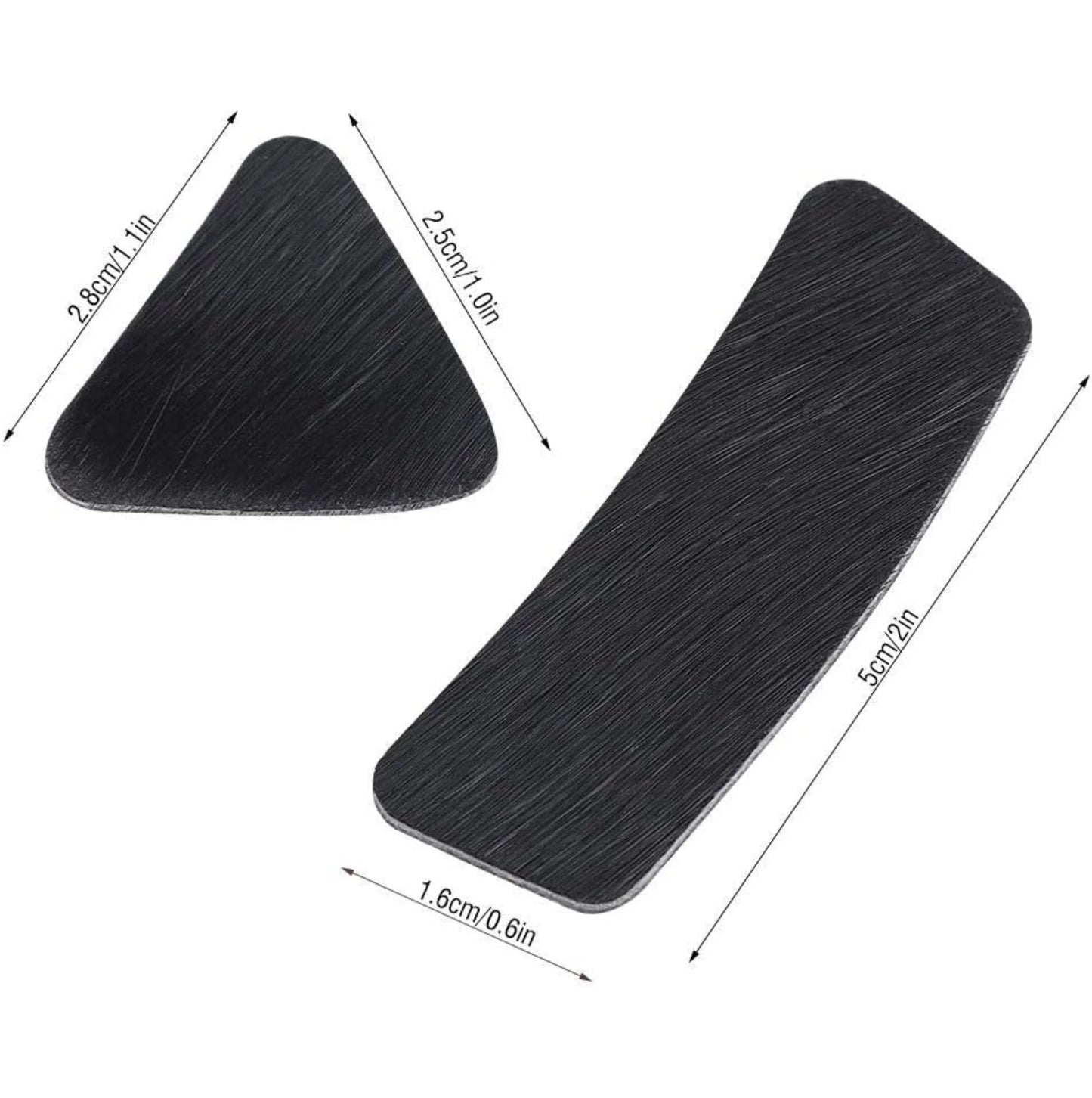 Kit de 2 protections adhésives repose-flèche - Poils artificiels - Arc classique et traditionnel