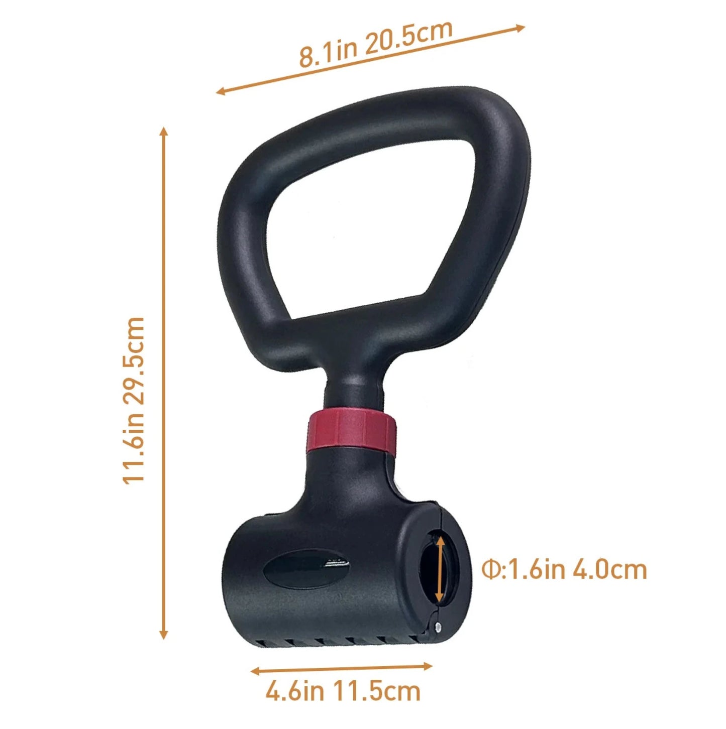 Poignée de conversion haltère en kettlebell - Adaptateur ergonomique jusqu'à 50 kg