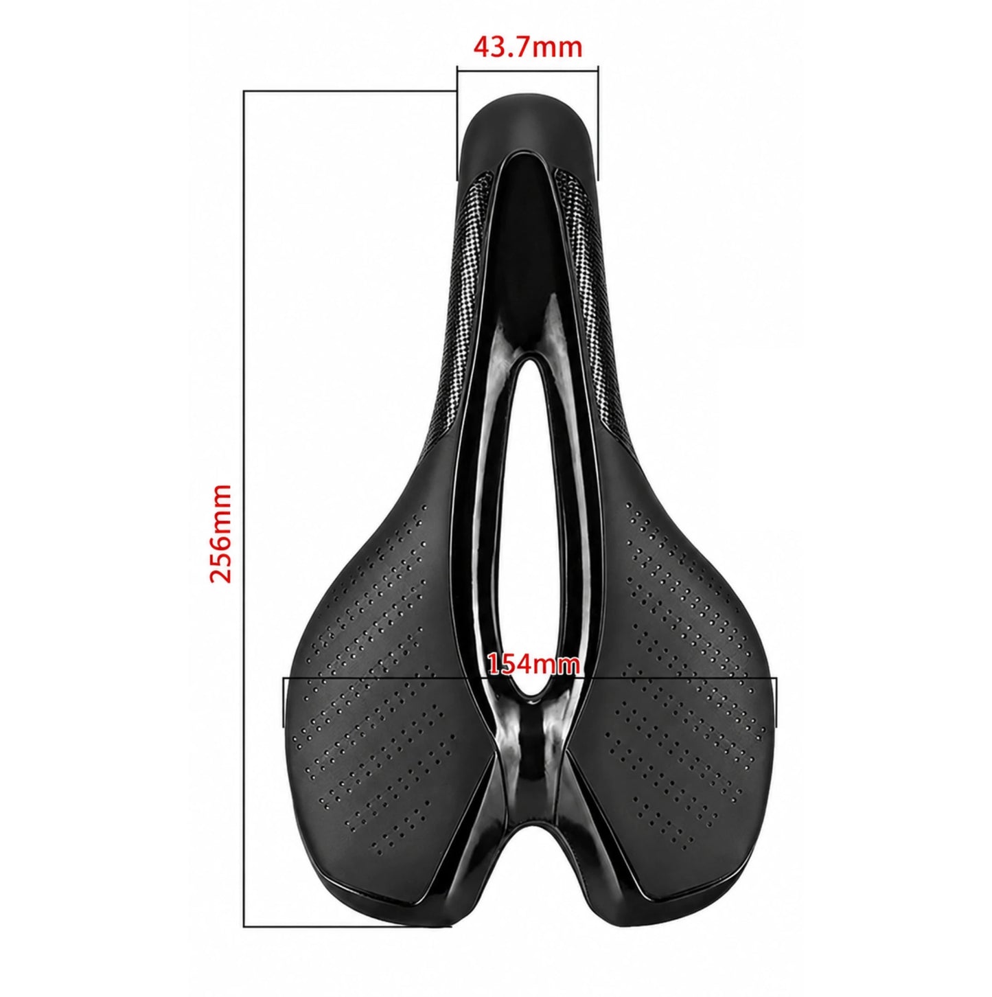 Selle vélo avec feu arrière LED intégré - Rechargeable USB-C - 6 modes d'éclairage