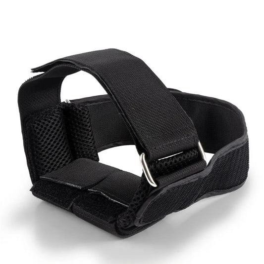 Sangle de cheville réglable avec maintien du talon pour haltères et poulies – Renforcement des jambes