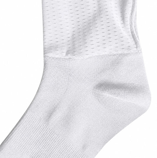 Chaussettes de cyclisme respirantes - Ventilées et antidérapantes - Blanc