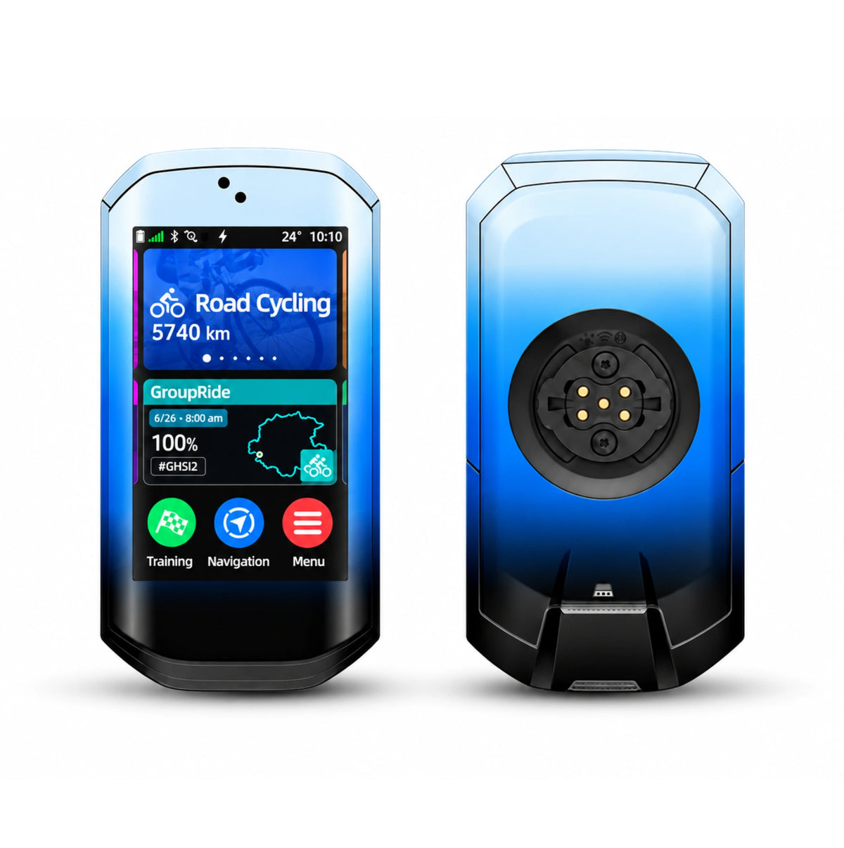 Covering de protection dégradé de couleur pour Garmin Edge 1050 - PVC imperméable et anti-rayures