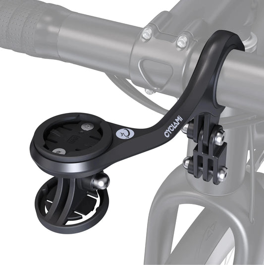 Support déporté vélo CYCLAMI M6W – Garmin, Wahoo et Bryton
