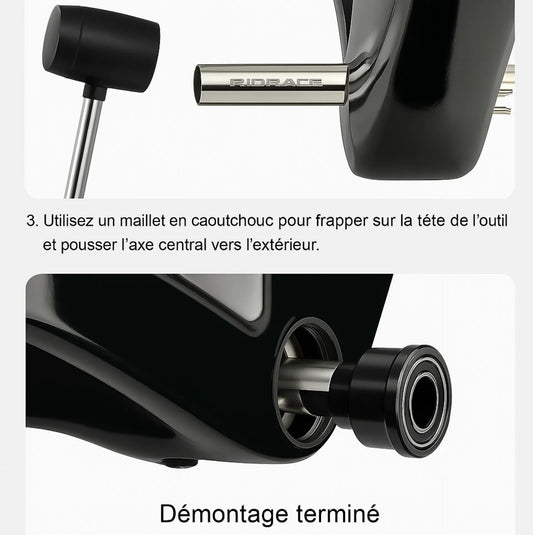 Extracteur de boîtier de pédalier press-fit – Compatible BB86, BB92, BB30, PF30