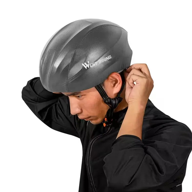 Housse de casque de vélo ultralégère réfléchissante - WEST BIKING