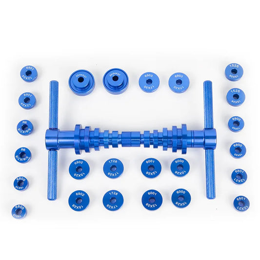 Kit Professionnel d’Installation de Roulements pour Vélo avec boîte - Compatible Moyeu de Roue