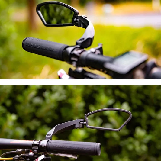 Lot de 2 Rétroviseur de guidon de vélo réglable – Vision large et rotation à 360°