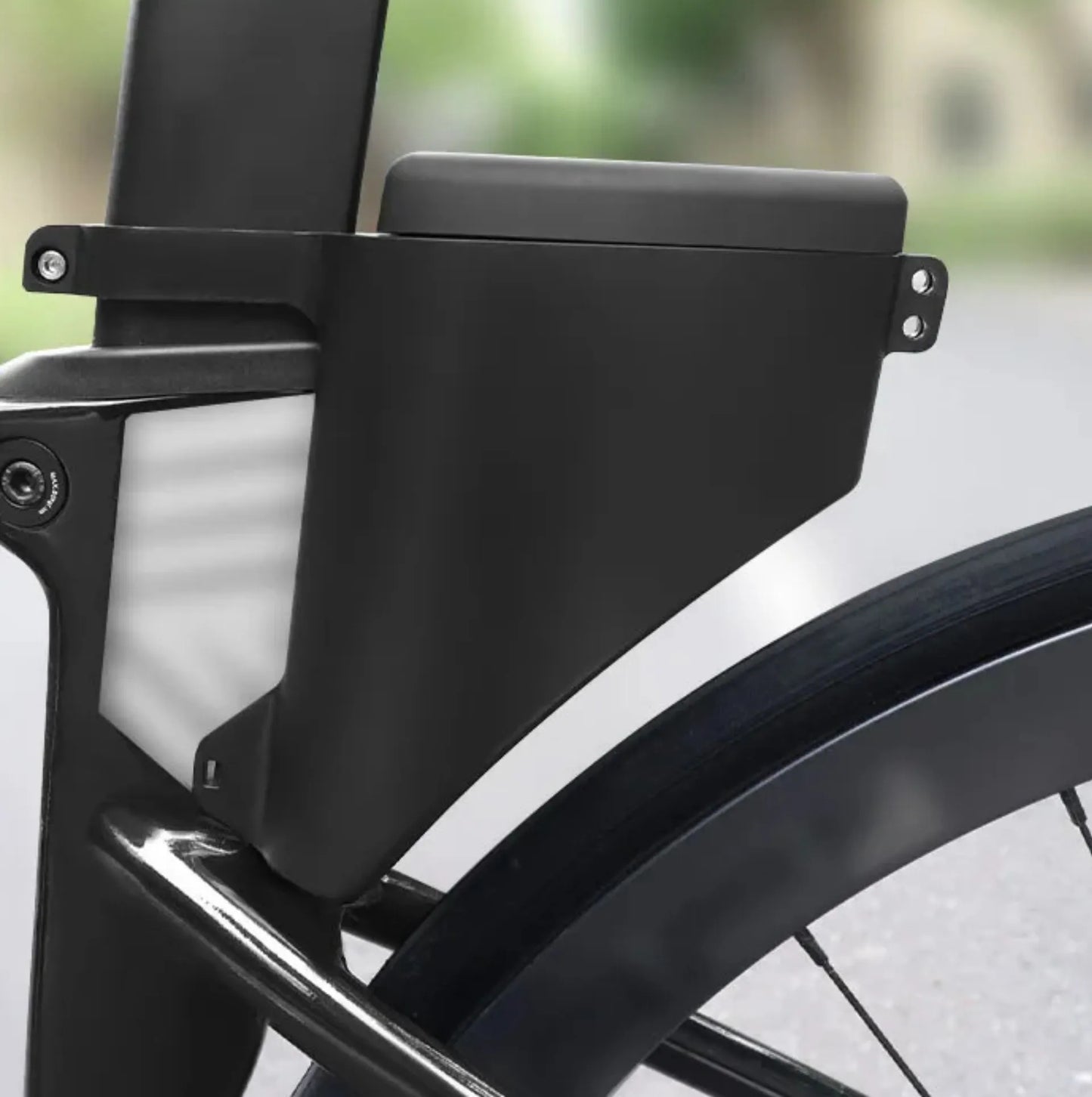 Sac de rangement aérodynamique pour tube de selle vélo – Coque rigide étanche – vue 5