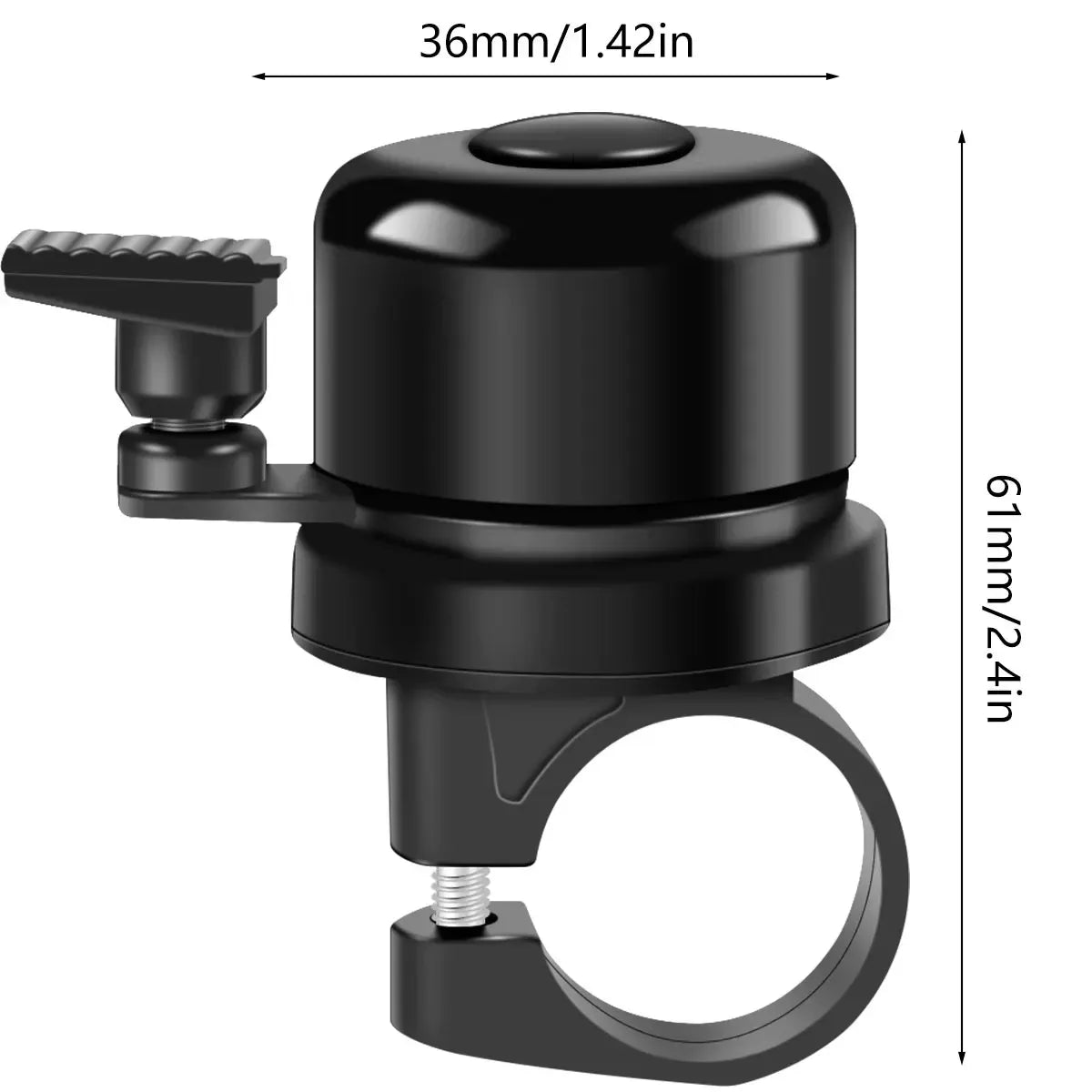 Sonnette de vélo avec support AirTag caché – Ø 22 à 25 mm – vue 6