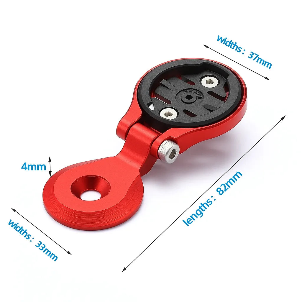 Support compteur vélo – Alliage CNC – Compatible Garmin, Cateye, Wahoo, Bryton – vue 4