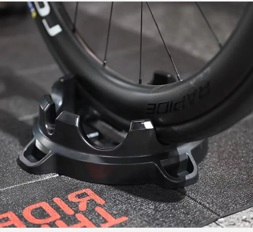 Support de stabilisation roue avant vélo – Multi-compatibilité pneus route, gravel et VTT – vue 7