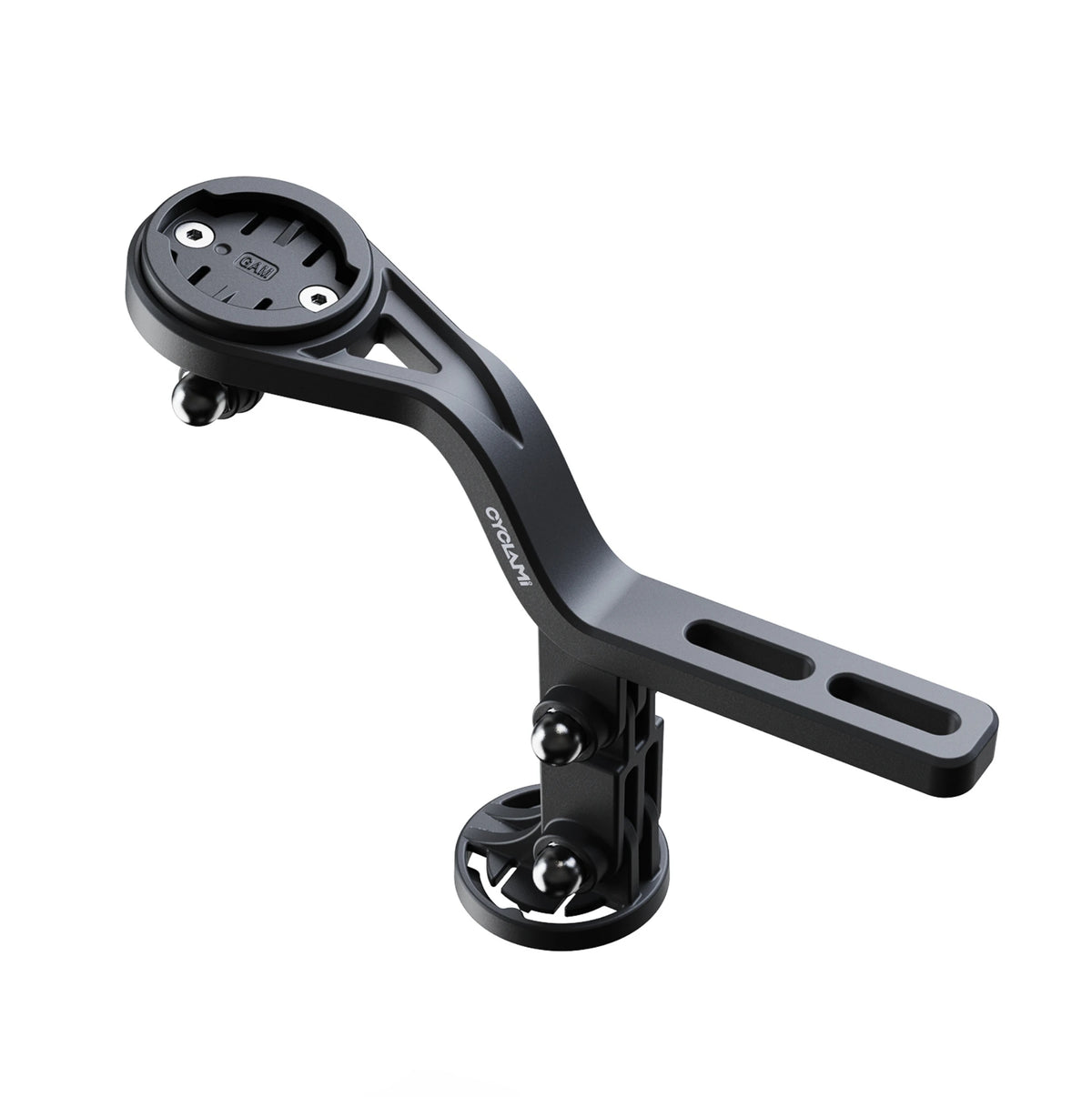 Support compteur multifonction CYCLAMI S29 - Garmin, Wahoo, Bryton + fixation GoPro