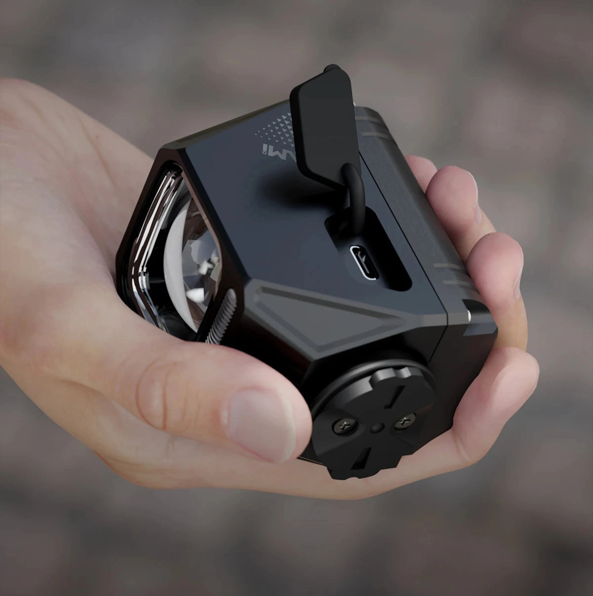 Éclairage avant vélo 1200 lumens avec ligne de coupure - 6 modes d'éclairage - Types-C