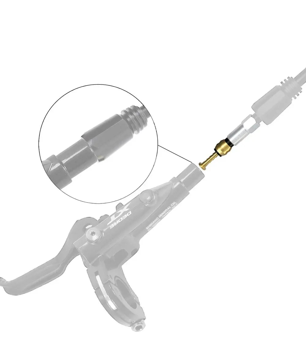 Outil d’insertion et de coupe pour durites de freins hydrauliques vélo – Aluminium + 10 aiguilles SRAM