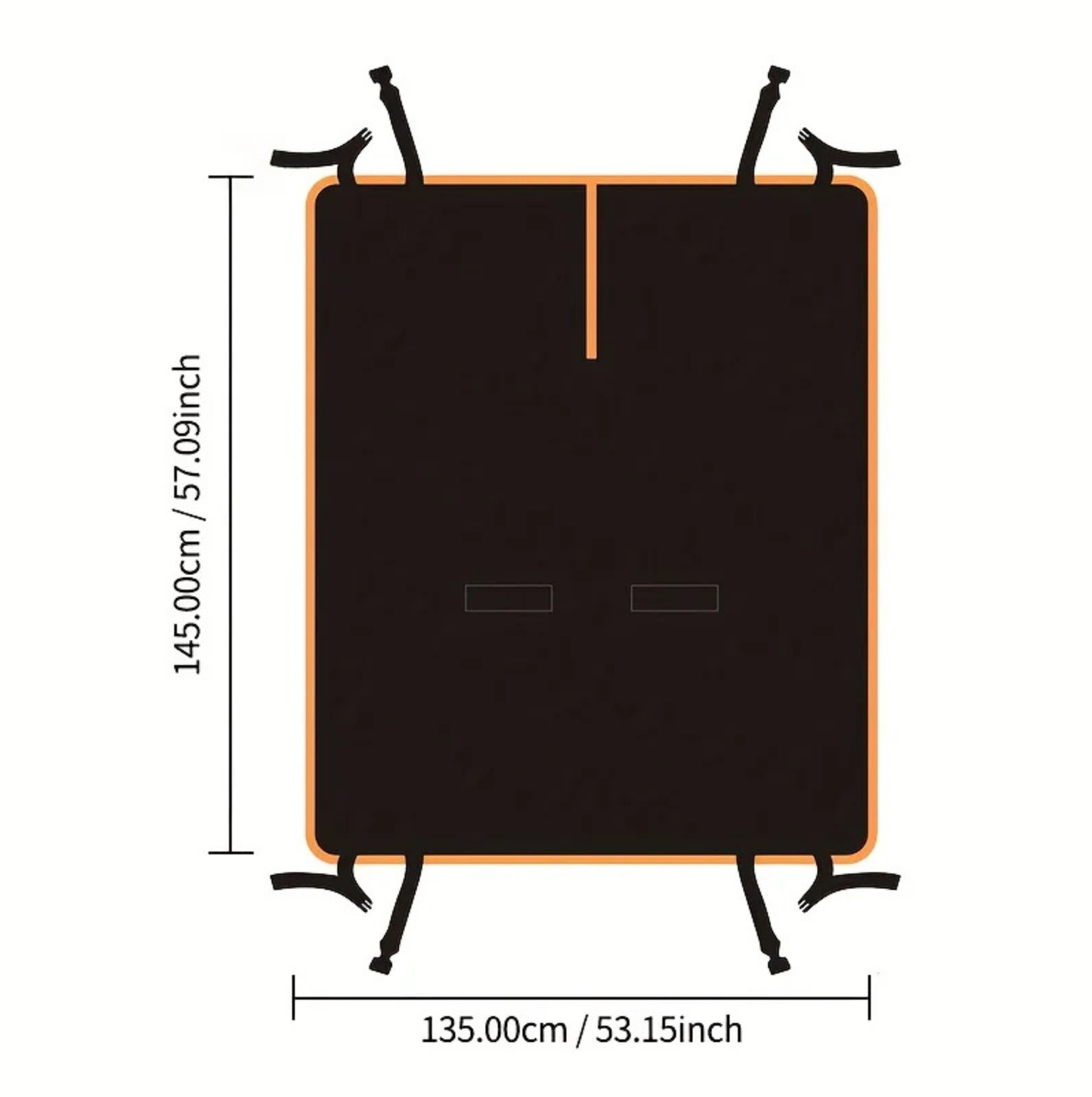Housse de siège arrière pour chien - Hamac de protection voiture - Tissu Oxford anti-rayures