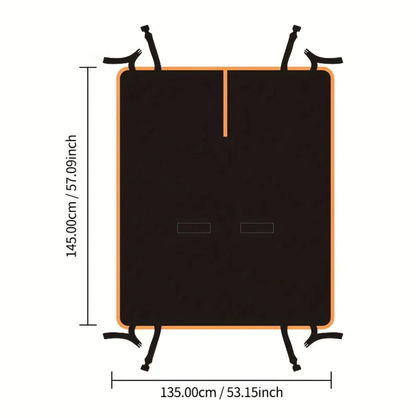 Housse de siège arrière pour chien - Hamac de protection voiture - Tissu Oxford anti-rayures