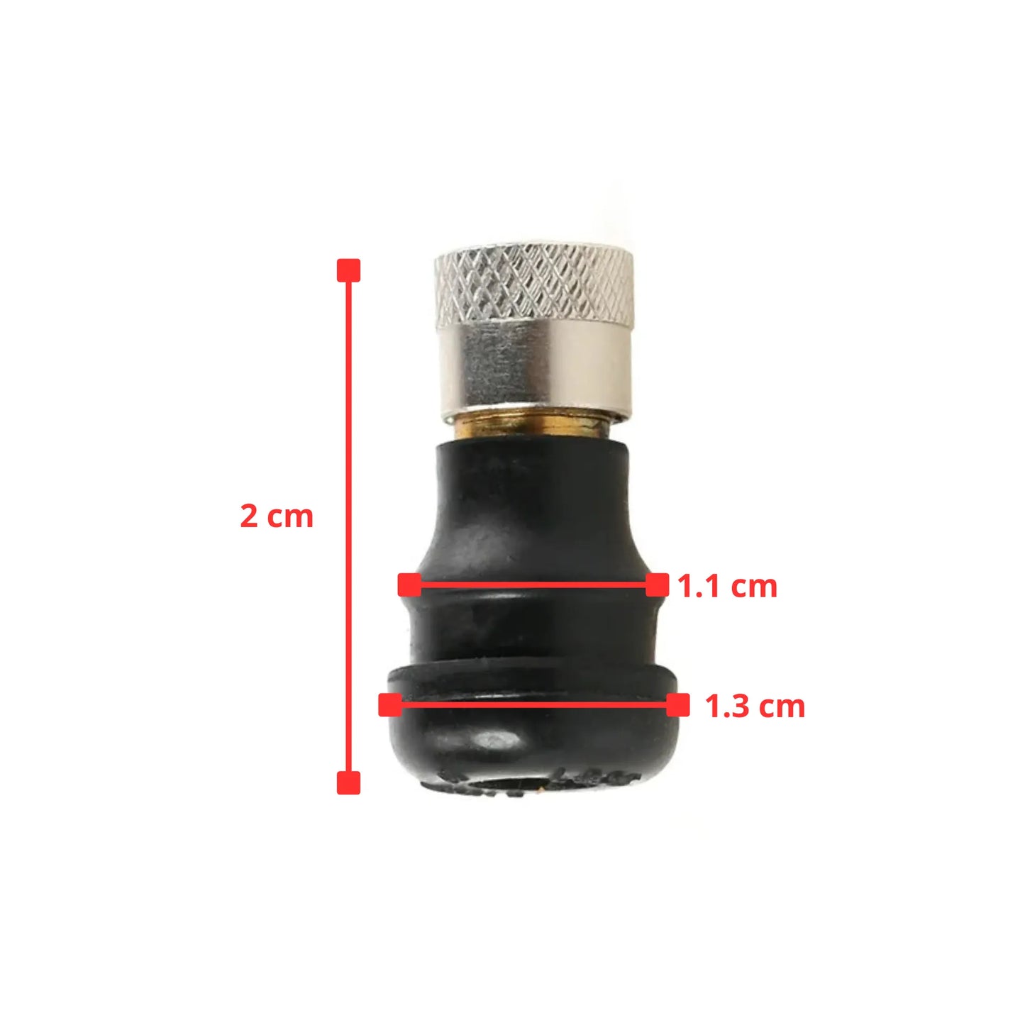 2 valves tubeless métal pour pneu sans chambre – Compatible Xiaomi M365 / Pro / Ninebot Max G30 – vue 4