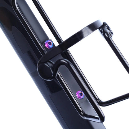 Lot de 2 vis porte-bidon vélo – Titane M5×12 mm multicolores