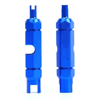 Clé de démontage de valve vélo multifonction – Outil noyau Presta et Schrader en aluminium