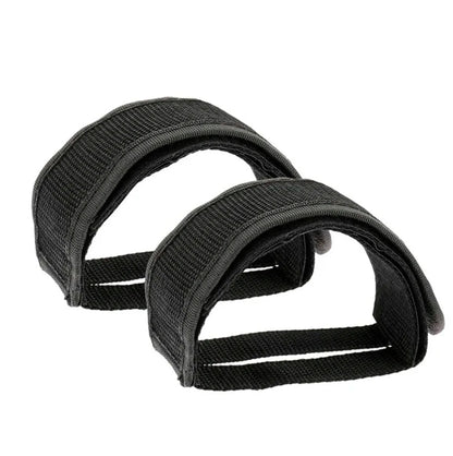 Paire de sangles de pédale vélo – Double fixation ajustable avec bande adhésive renforcée