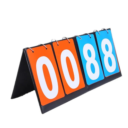 Tableau de score portable à 4 chiffres - Marqueur de points multisports pliable