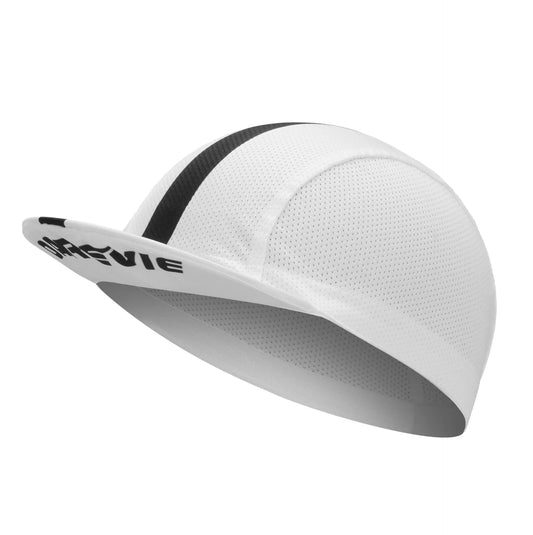 Casquette de cyclisme DAREVIE ventilée – Blanche et noir – Légère et respirante