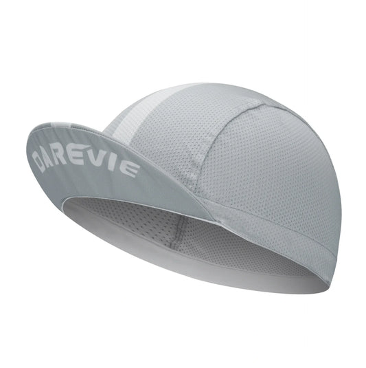 Casquette de cyclisme DAREVIE ventilée – Grise et blanche – Légère et respirante