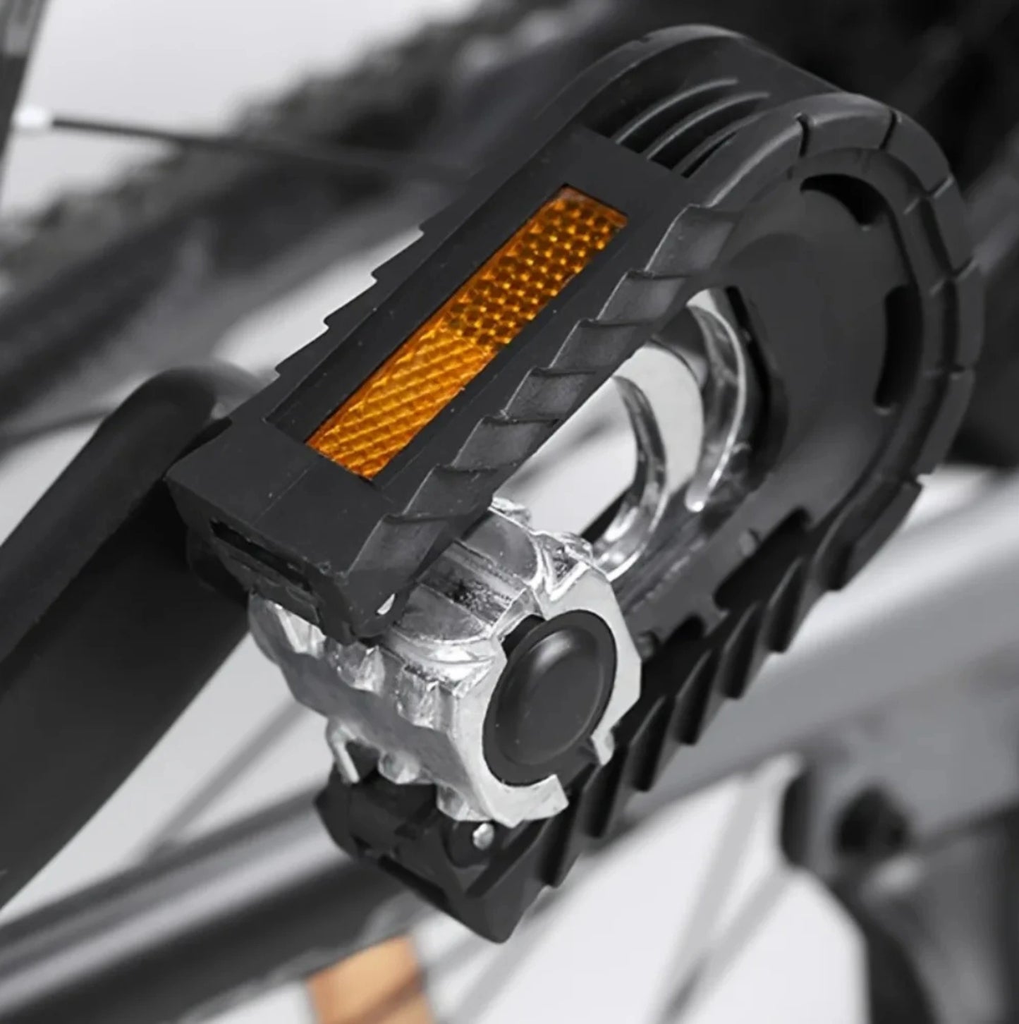 Paire de pédales pliables vélo – Alliage d'aluminium avec réflecteurs