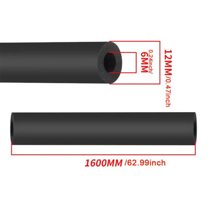 Gaine mousse anti-bruit pour câbles internes vélo - 6 mm × 1,6 m