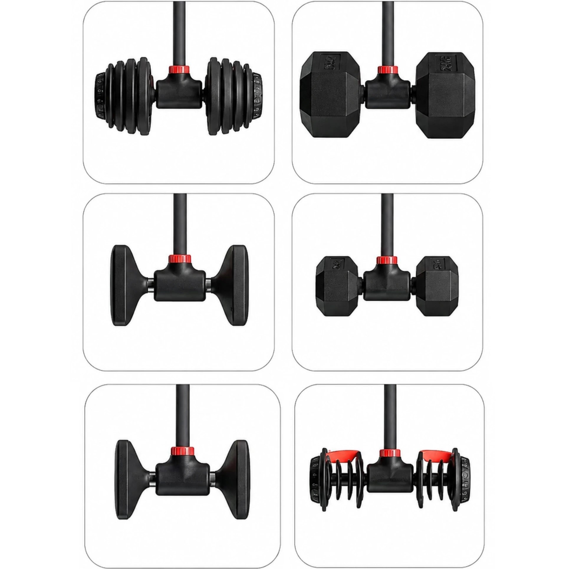 Poignée de conversion haltère en kettlebell - Adaptateur ergonomique jusqu'à 50 kg