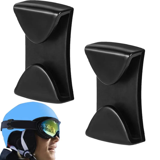 Clips de maintien pour lunettes de ski et snowboard - Lot de 2 - Anti-chute