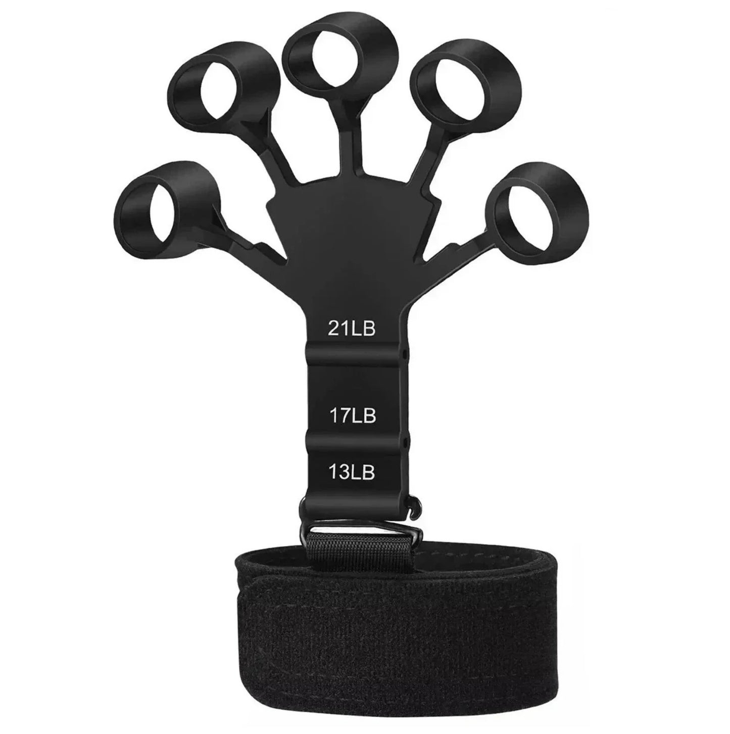 Extenseur de doigts avec sangle de poignet – Renforcement main, doigts et avant-bras – 13 à 21 lb