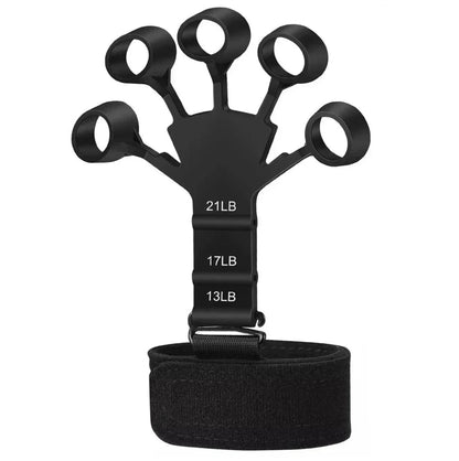 Extenseur de doigts avec sangle de poignet – Renforcement main, doigts et avant-bras – 13 à 21 lb