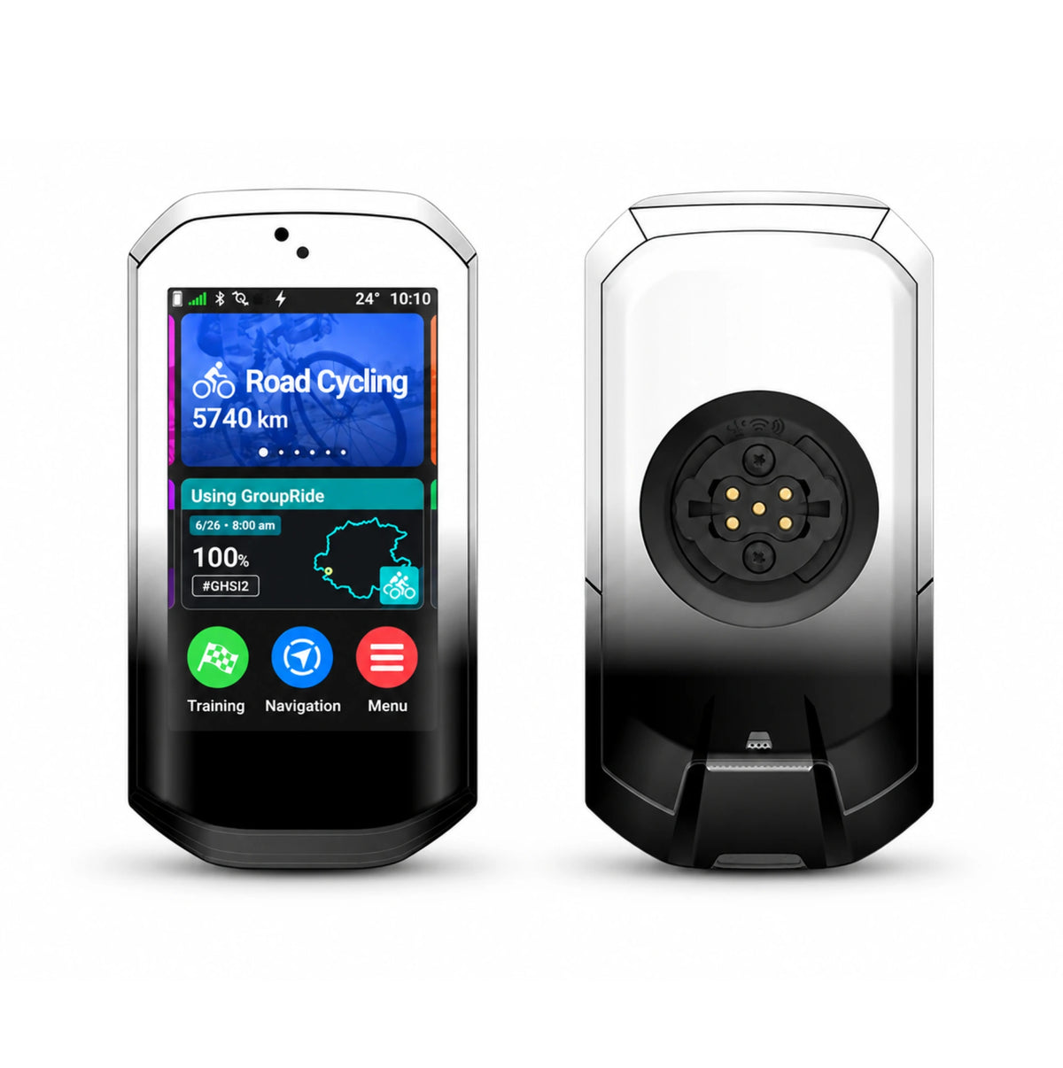 Covering de protection dégradé de couleur pour Garmin Edge 1050 - PVC imperméable et anti-rayures
