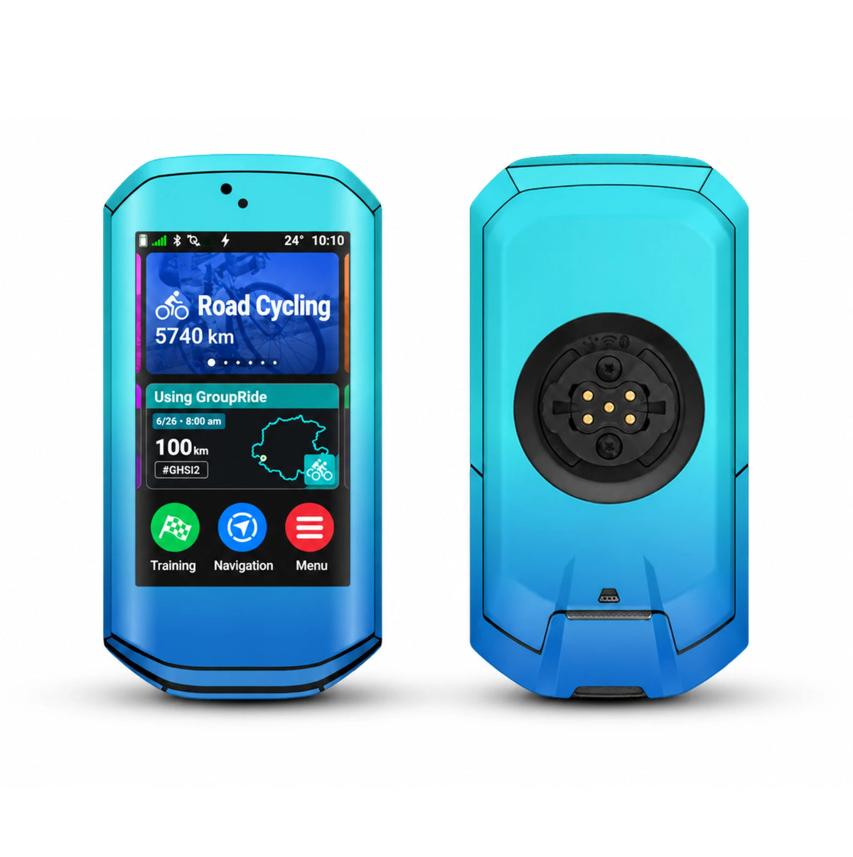 Covering de protection dégradé de couleur pour Garmin Edge 1050 - PVC imperméable et anti-rayures