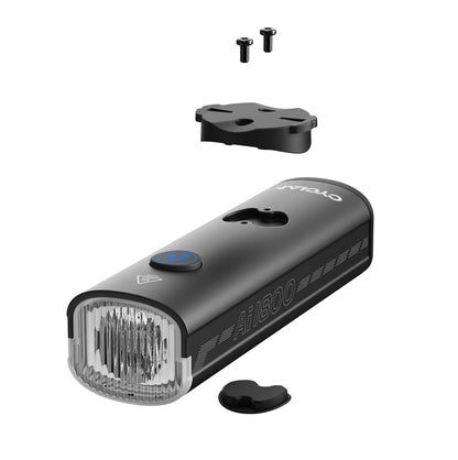 Éclairage avant vélo CYCLAMI 1800 lumens - 4 modes d'éclairage