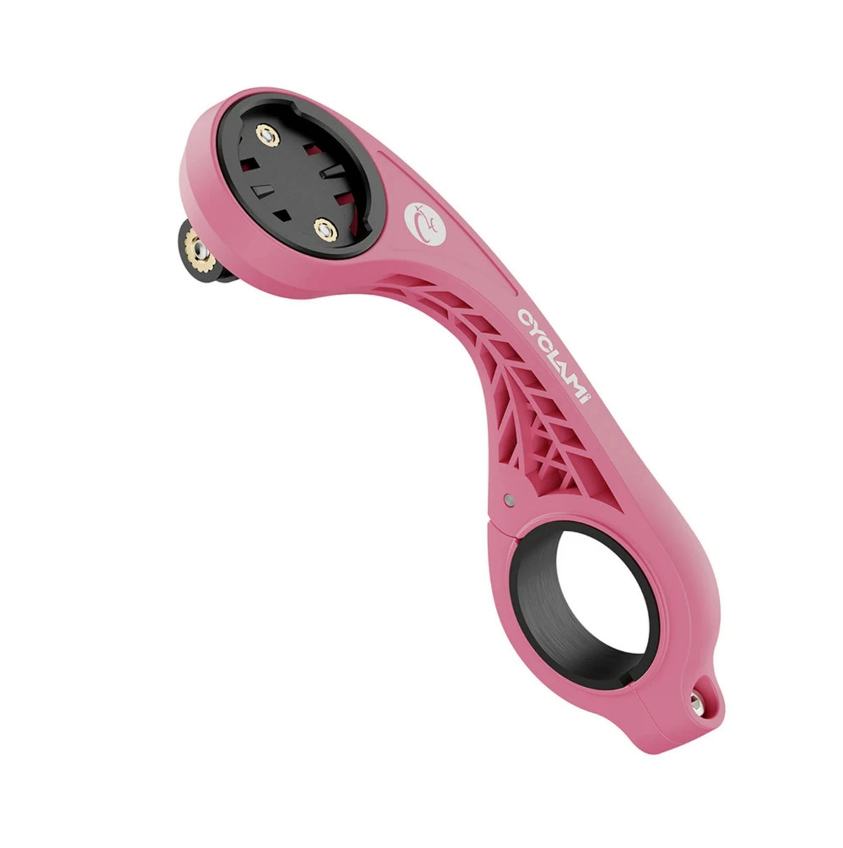 Support déporté XL CYCLAMI S2 Rose - Garmin Edge 1030/1040/1050 + fixation GoPro