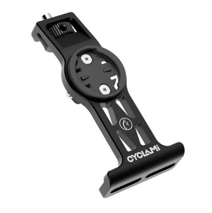 Support multifonction pour compteur vélo, caméra et éclairage