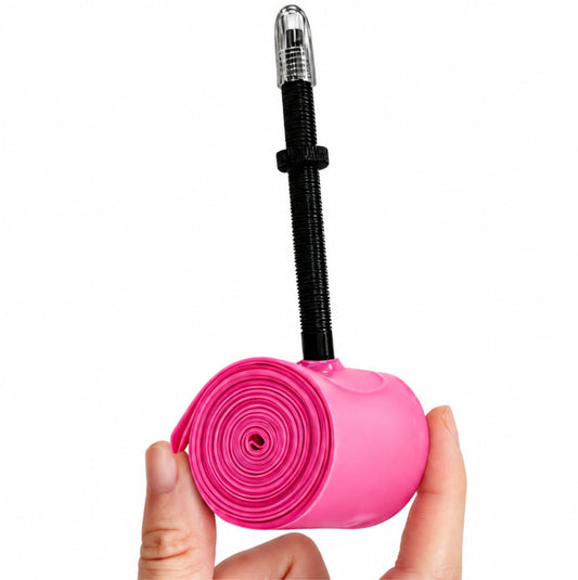 Chambre à air vélo de route ultra légère TPU Rose - 30 g obus amovible - Valve Presta