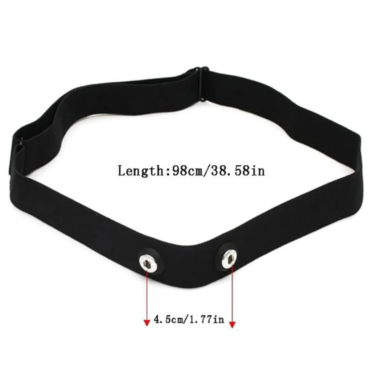 Sangle de poitrine cardio CYCLAMI – Compatible Magene, iGPSPORT, COOSPO et XOSS