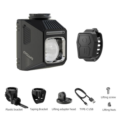 Éclairage avant vélo 1200 lumens avec ligne de coupure - 6 modes d'éclairage - Types-C