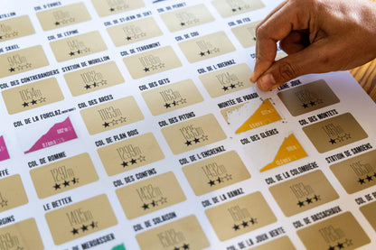 Carte à gratter – 48 cols mythiques du Tour de France