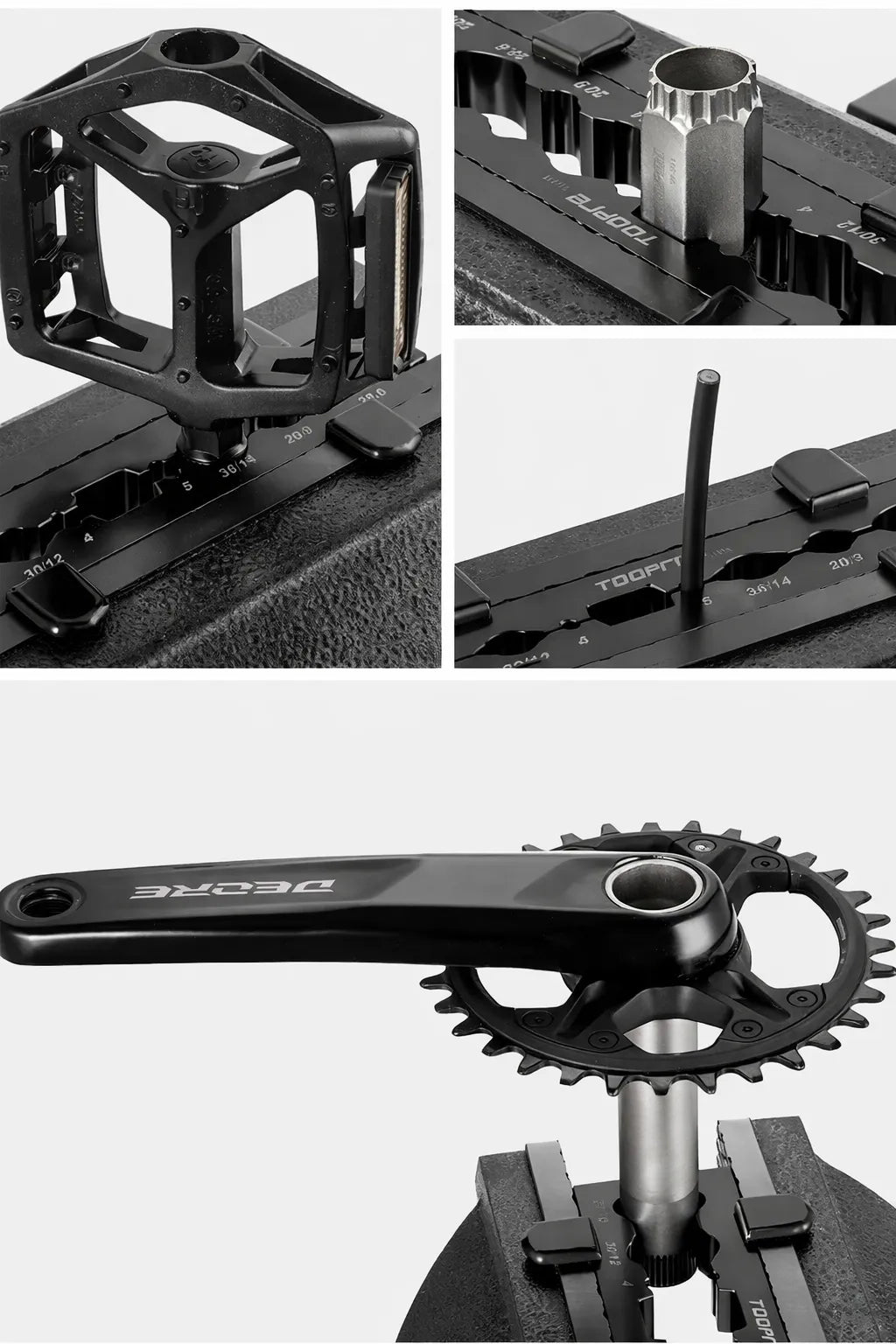 Étau de table universel vélo – Alliage d’aluminium CNC