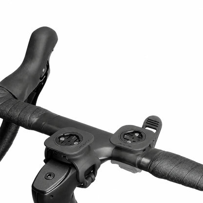 Support compteur vélo silicone fixation rapide Garmin Bryton Wahoo Xoss - Noir