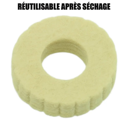 Outil de lubrification chaîne vélo – Réutilisable – Type rouleau – Pour huile de chaîne