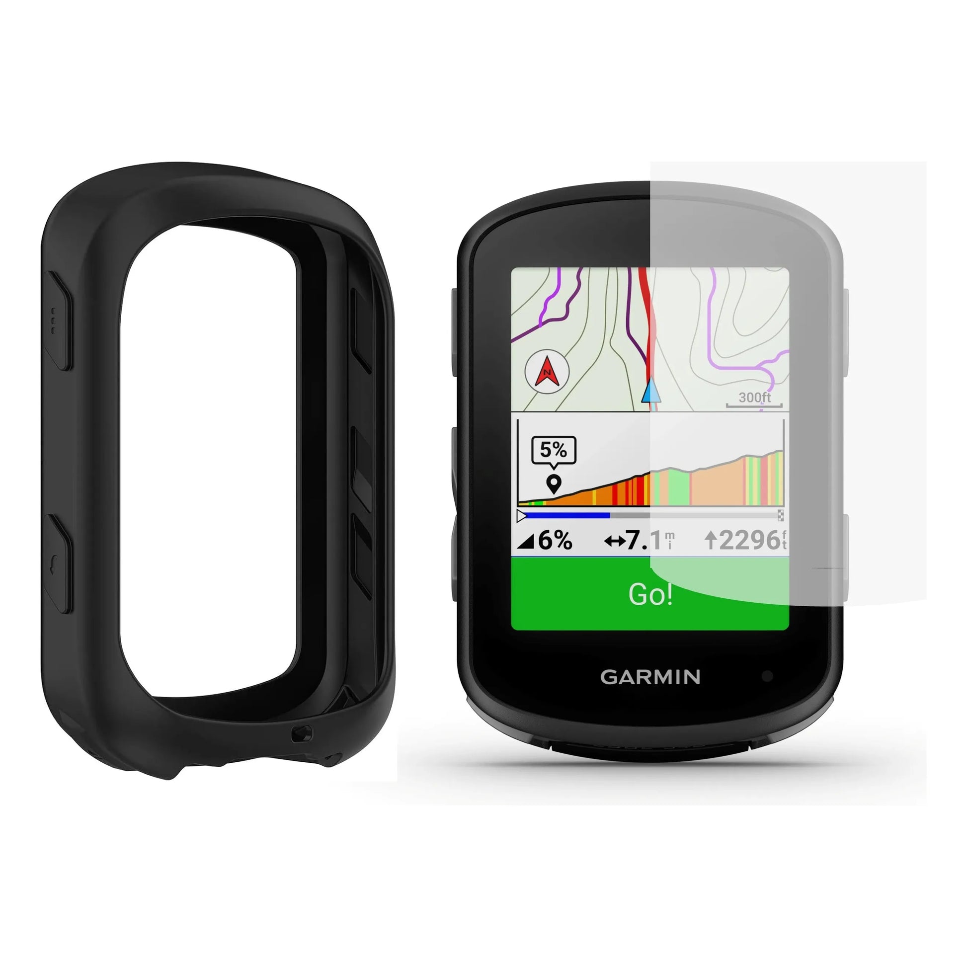 Pack de protection pour compteur GPS vélo Garmin Edge 540 – Housse silicone et écran de protection Bikeflow