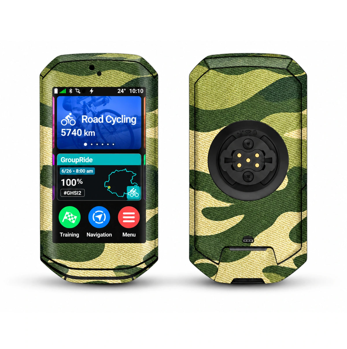 Covering de protection camouflage pour Garmin Edge 1050 - PVC imperméable et anti-rayures