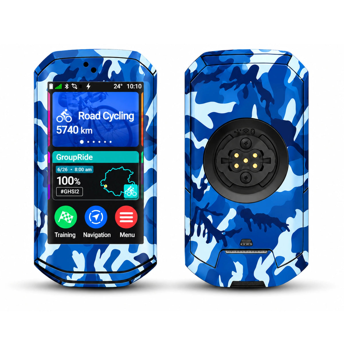 Covering de protection camouflage pour Garmin Edge 1050 - PVC imperméable et anti-rayures